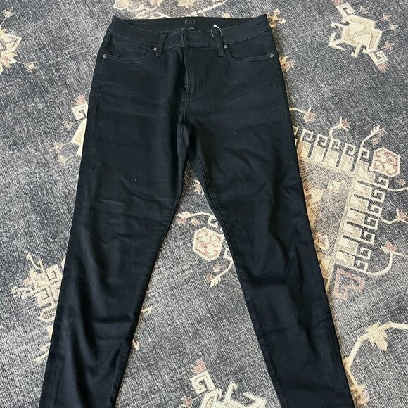 KUT From the Kloth High Rise Tooth Pick Skinny Black Jeans 8S NWOT - Picture 1 of 2